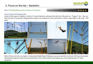 Tall Ropes Course China Grade 6 China Trip | PPT