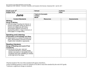 Grade6 ela | PDF
