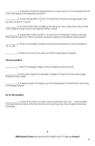 Grade 6 mtap reviewer | DOCX