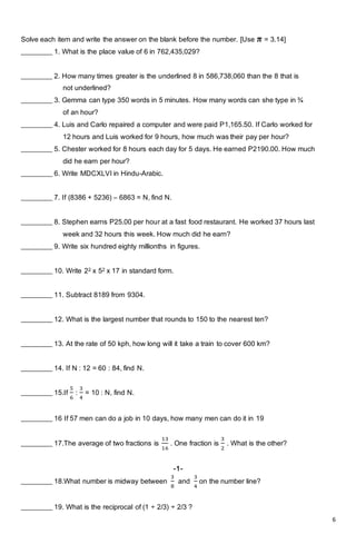 Grade 6 mtap reviewer | DOCX