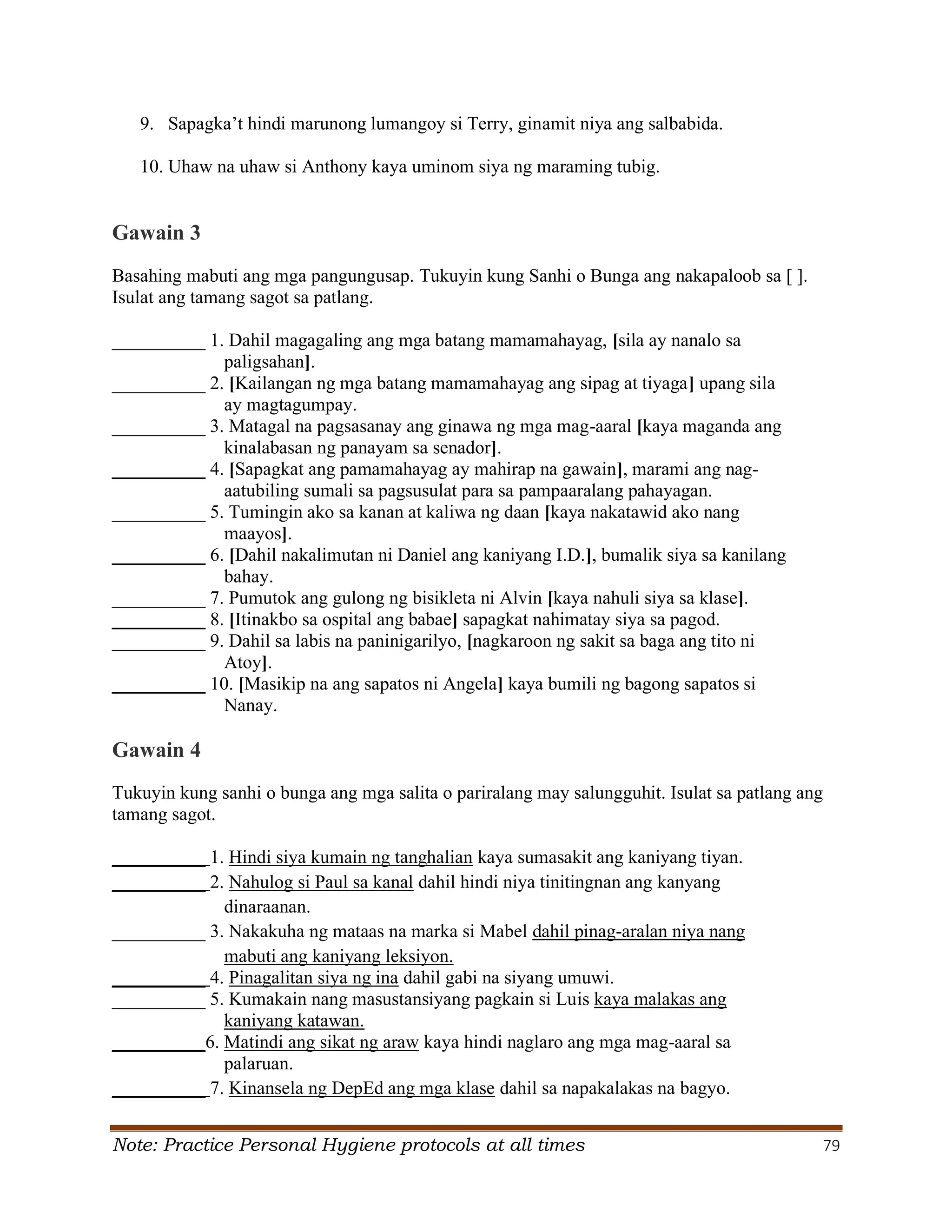 Grade 6 Q2 Filipino LAS.pdf S. Y. 2024- 2025 | PDF