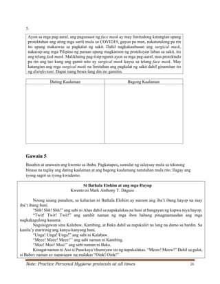 Grade 6 Q2 Filipino LAS.pdf S. Y. 2024- 2025 | PDF