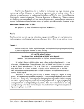 Grade 6 Q2 Filipino LAS.pdf S. Y. 2024- 2025 | PDF