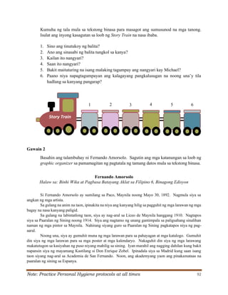 Grade 6 Q2 Filipino LAS.pdf S. Y. 2024- 2025 | PDF