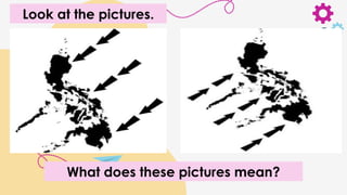Look at the pictures.
What does these pictures mean?
 