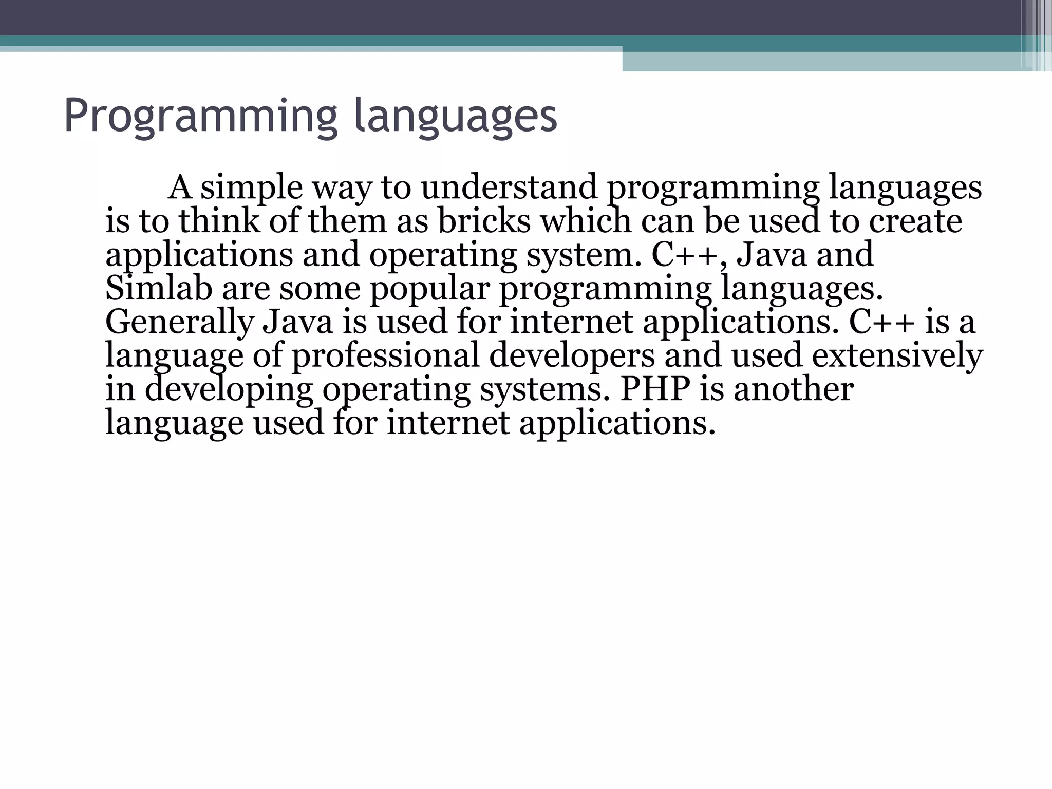 Grade 7 computer software | PPT | Operating Systems | Computer Software ...