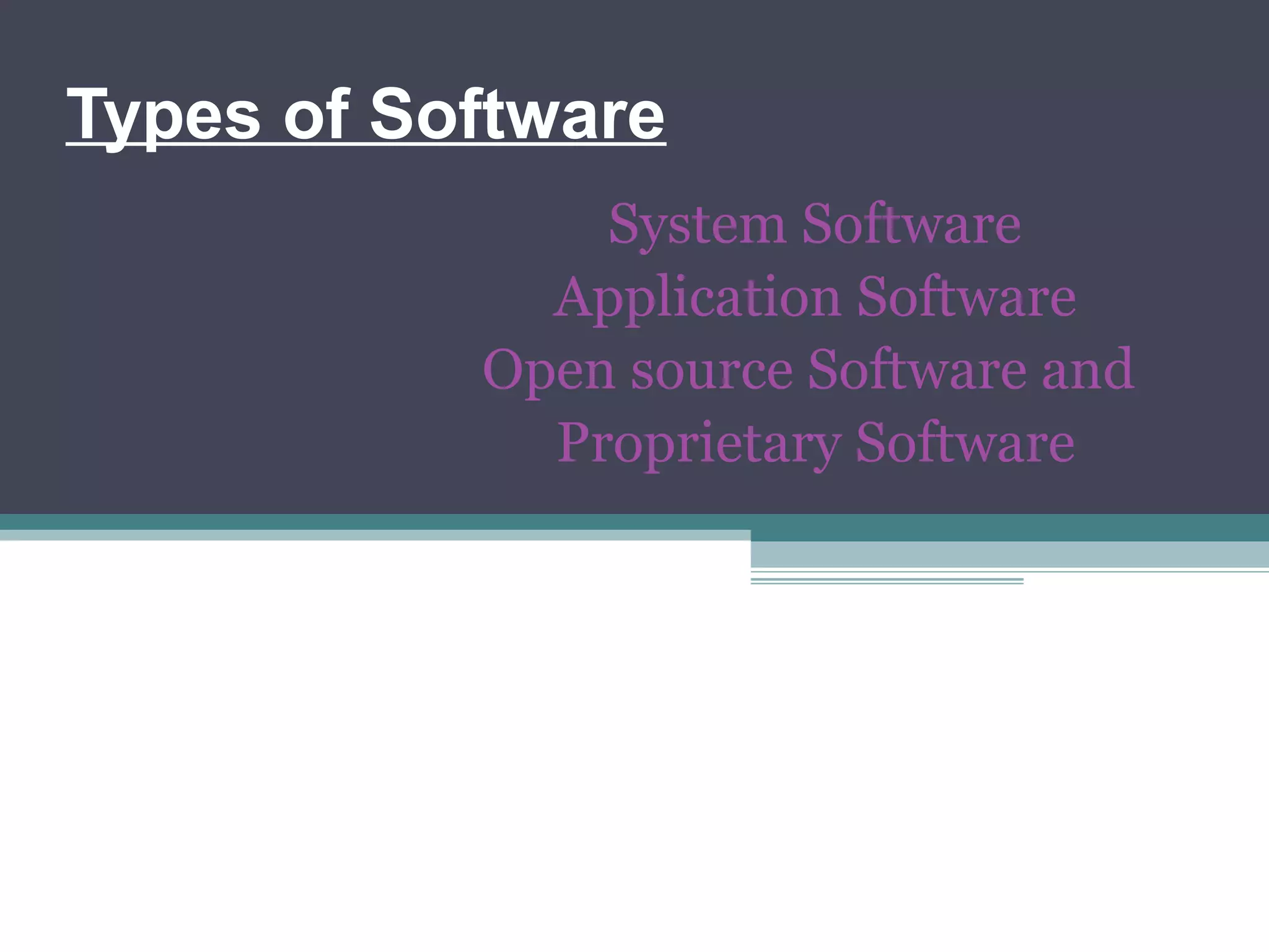 Grade 7 computer software | PPT | Operating Systems | Computer Software ...