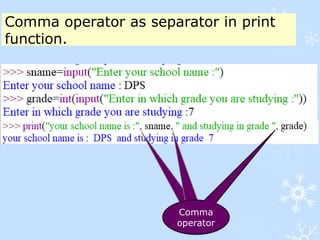 Grade 7- Introducing Python- Part-2 python data typesx | PPTX