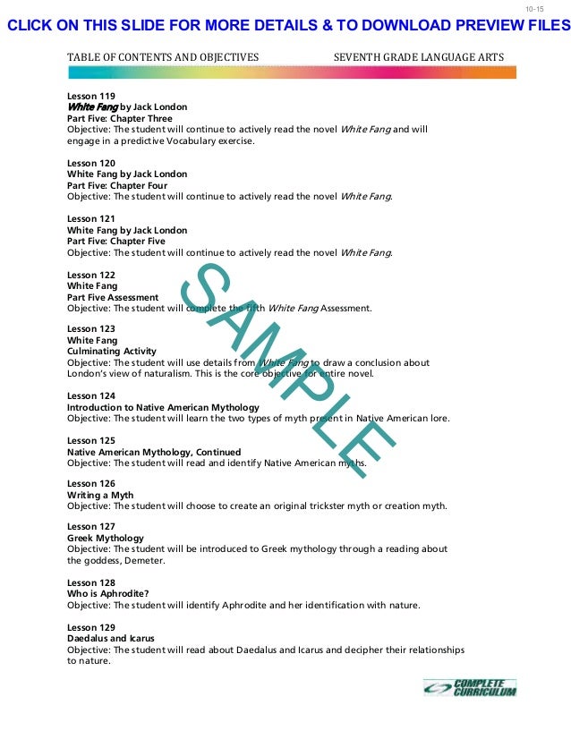 7th Grade Homeschool Curriculum - Seventh Grade Reading / Language Ar…