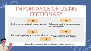 GRADE 7 DICTIONARY.powerfoint fresentation | PPTX