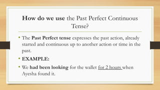 Past Perfect Found Grade 7 English Present and Past erfect Tenses | PPTX