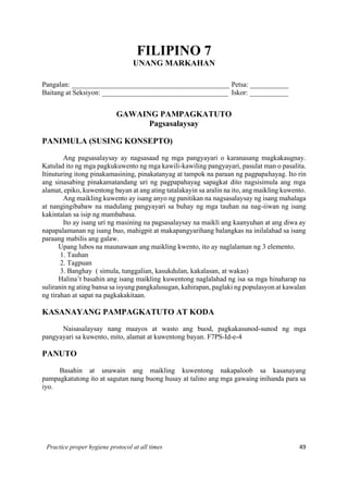 Protocol Tagalog Grade 7 Filipino LAS.pdf