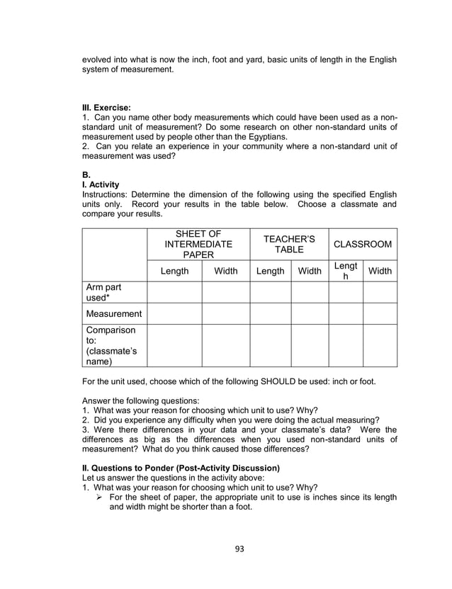 Grade 7 Learning Materials In Math