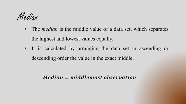 Mean, Median, Mode | PDF