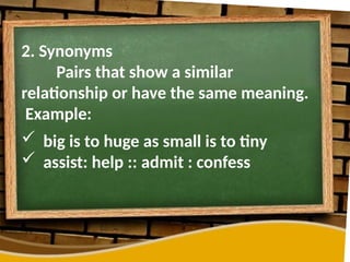grade 7 quarter 1 analogies.powerpointpptx | PPTX
