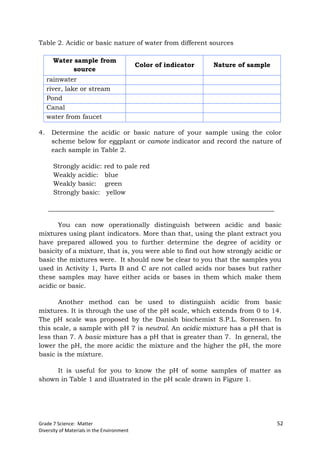 Grade7 Science Learner's Material Quarters1-2 | PDF