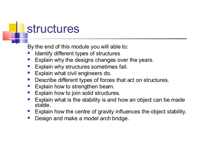grade 7 structures