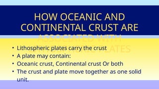 Crust Contains Grade 8 -Oceanic and Continental Crust with Lithospheric Plates.pptx