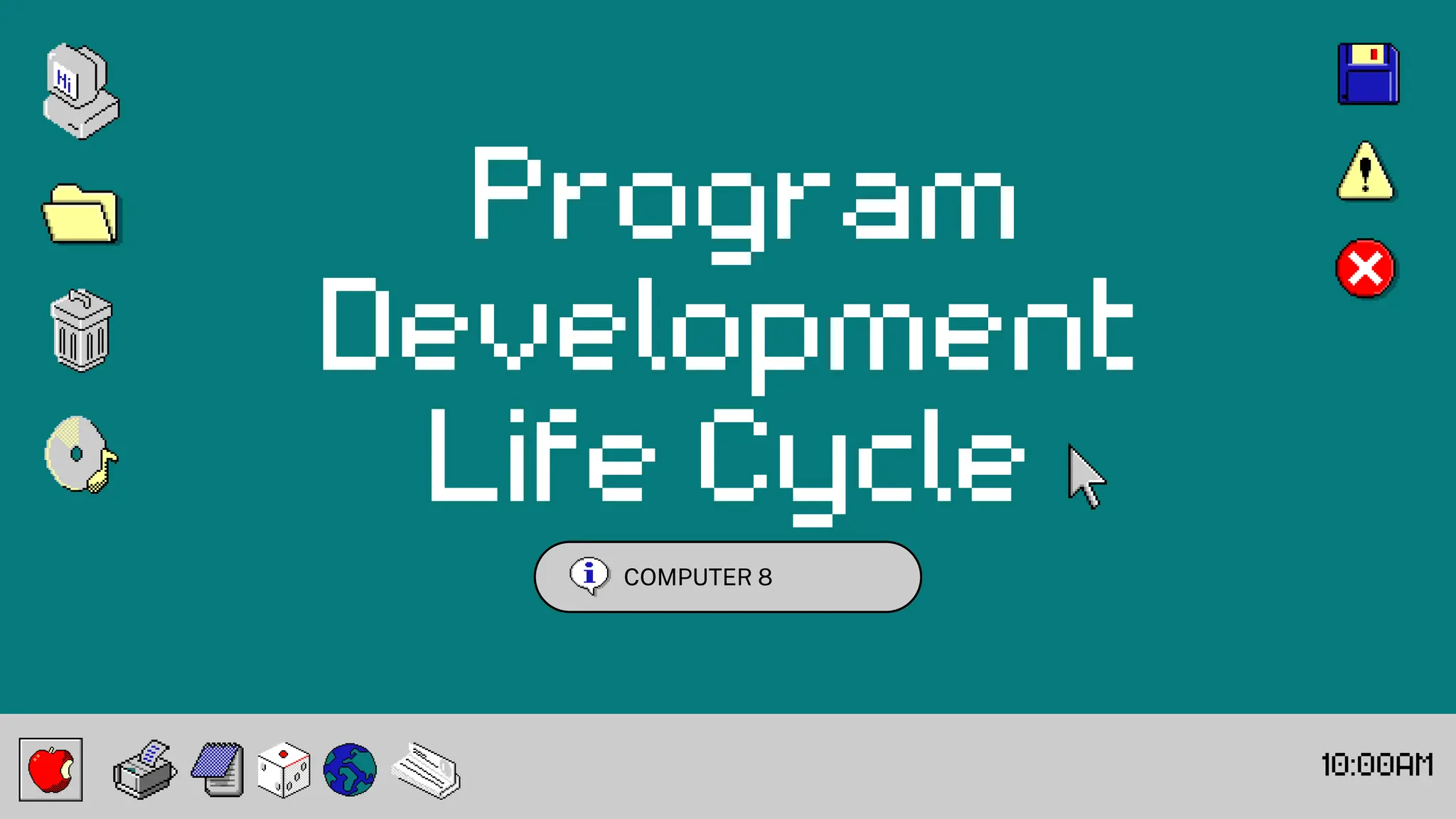 Program
Development
Life Cycle
COMPUTER 8
10:00AM
 