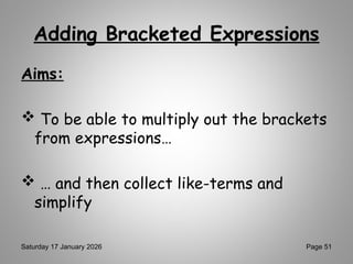 Grade 8 Algebra basics and BODMAS mathematics | PPT