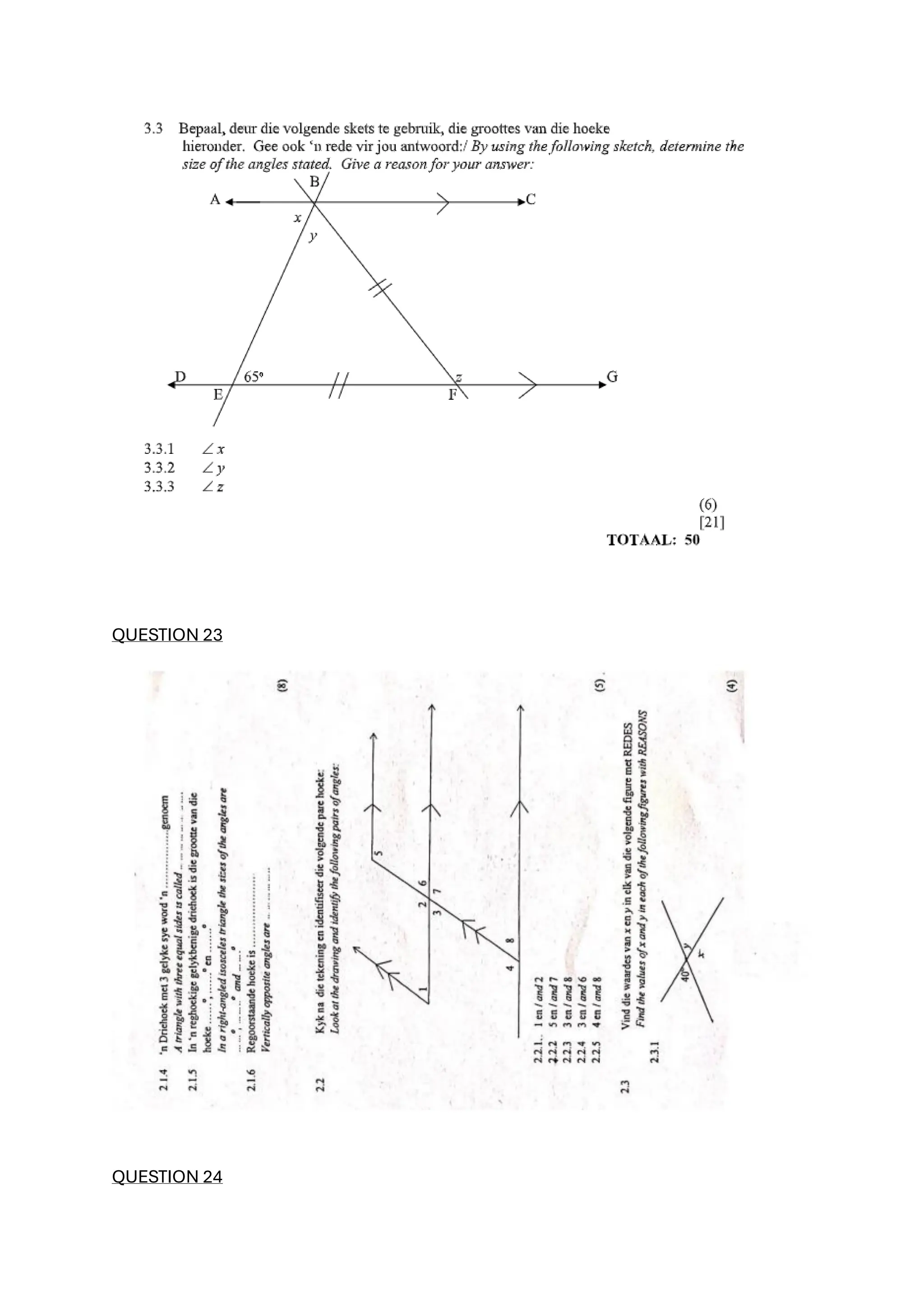 QUESTION 23
QUESTION 24
 
