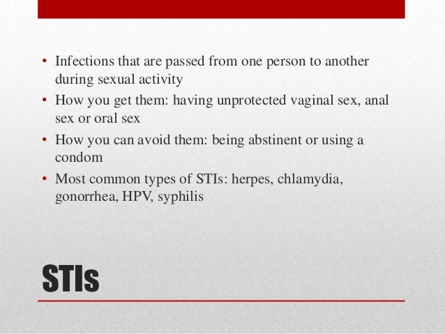 Grade 8 Health Dealing With The Consequences Of Sexual Activity 