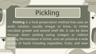 Comprehensive Overview of Food Processing and Preservation Methods | PPTX