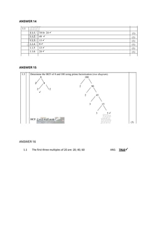 ANSWER 14
ANSWER 15
ANSWER 16
 