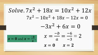 Solving Quadratic Equations by Factoring | PDF