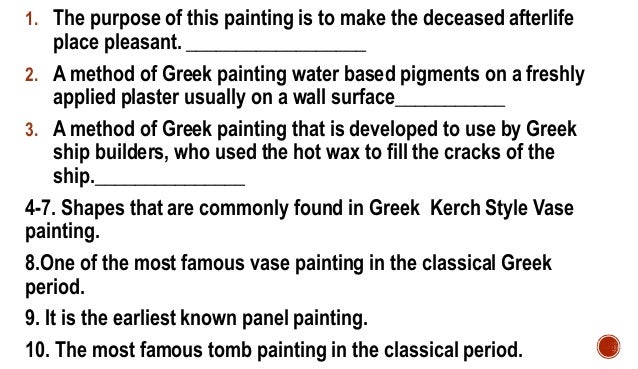 MAPEH Grade 9 - Arts - Western Classical Art Traditions - Paintings