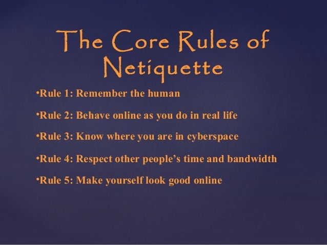 netiquette rules for students netiquette rules for students