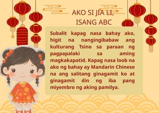 GRADE 9- SI JIA LI, ISANG ABC.pptxxxxxxx | PPTX