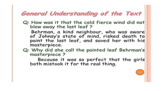 Grade 9 - The Last Leaf.pptx