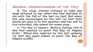 Grade 9 - The Last Leaf.pptx