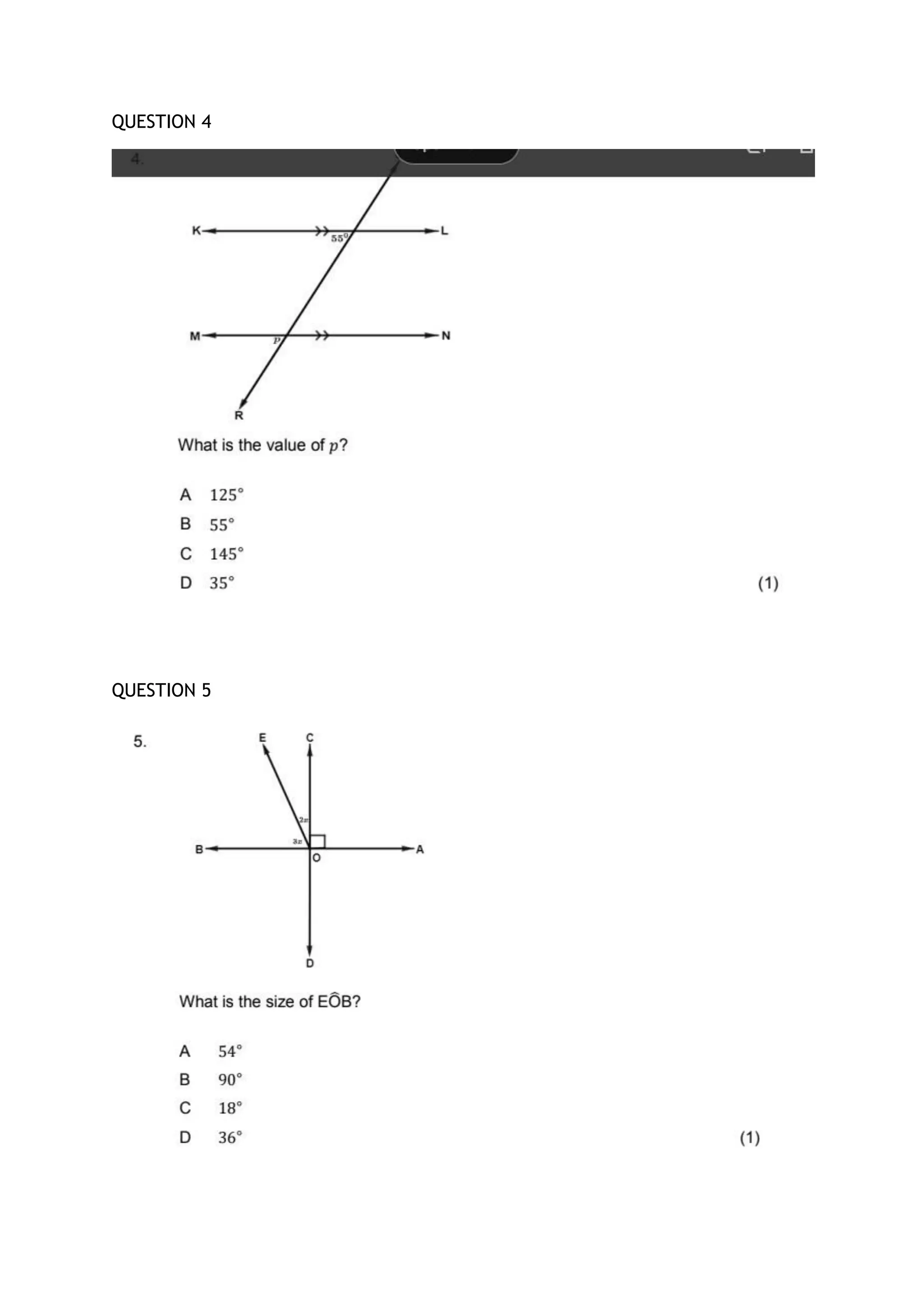 QUESTION 4
QUESTION 5