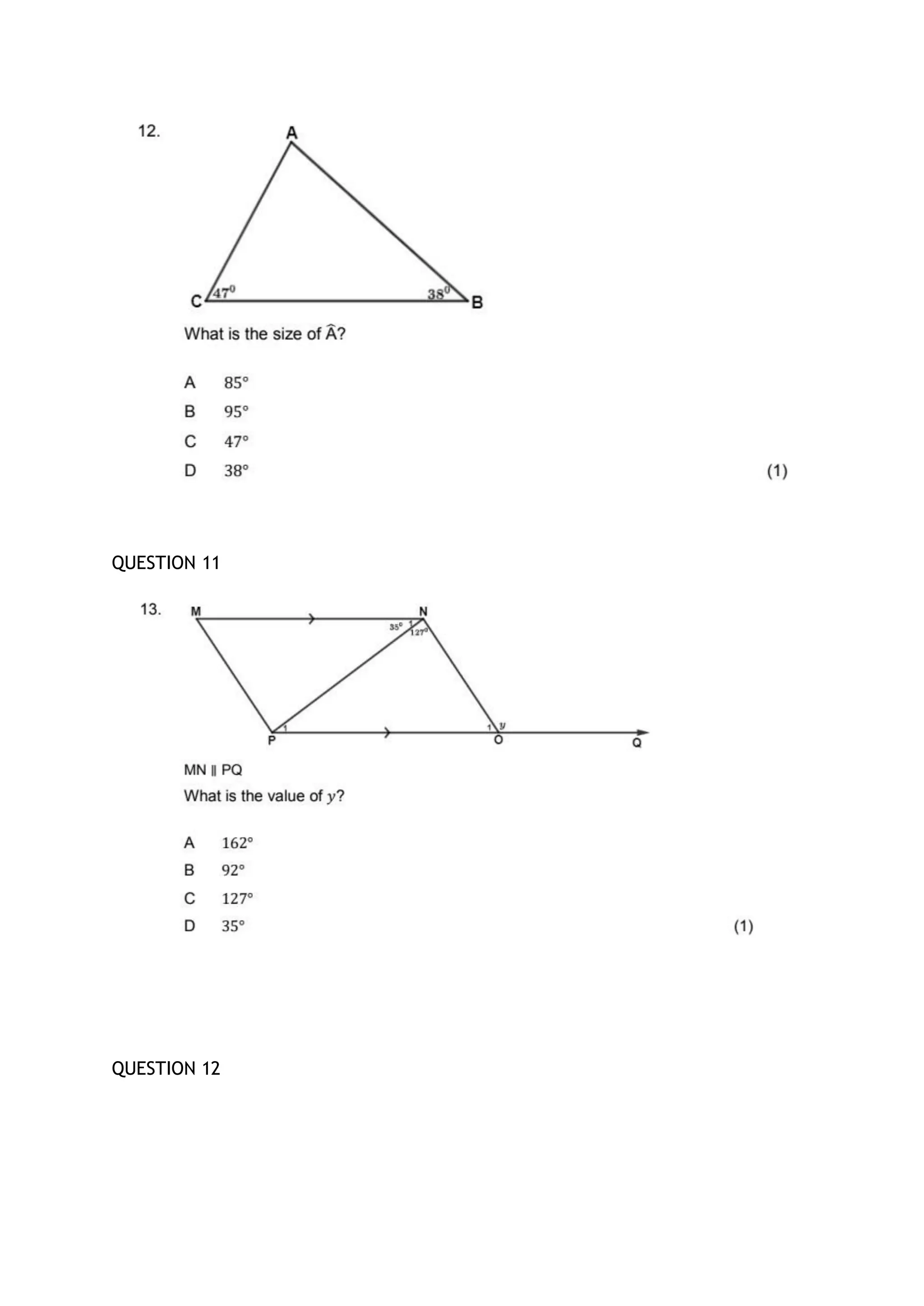 QUESTION 11
QUESTION 12