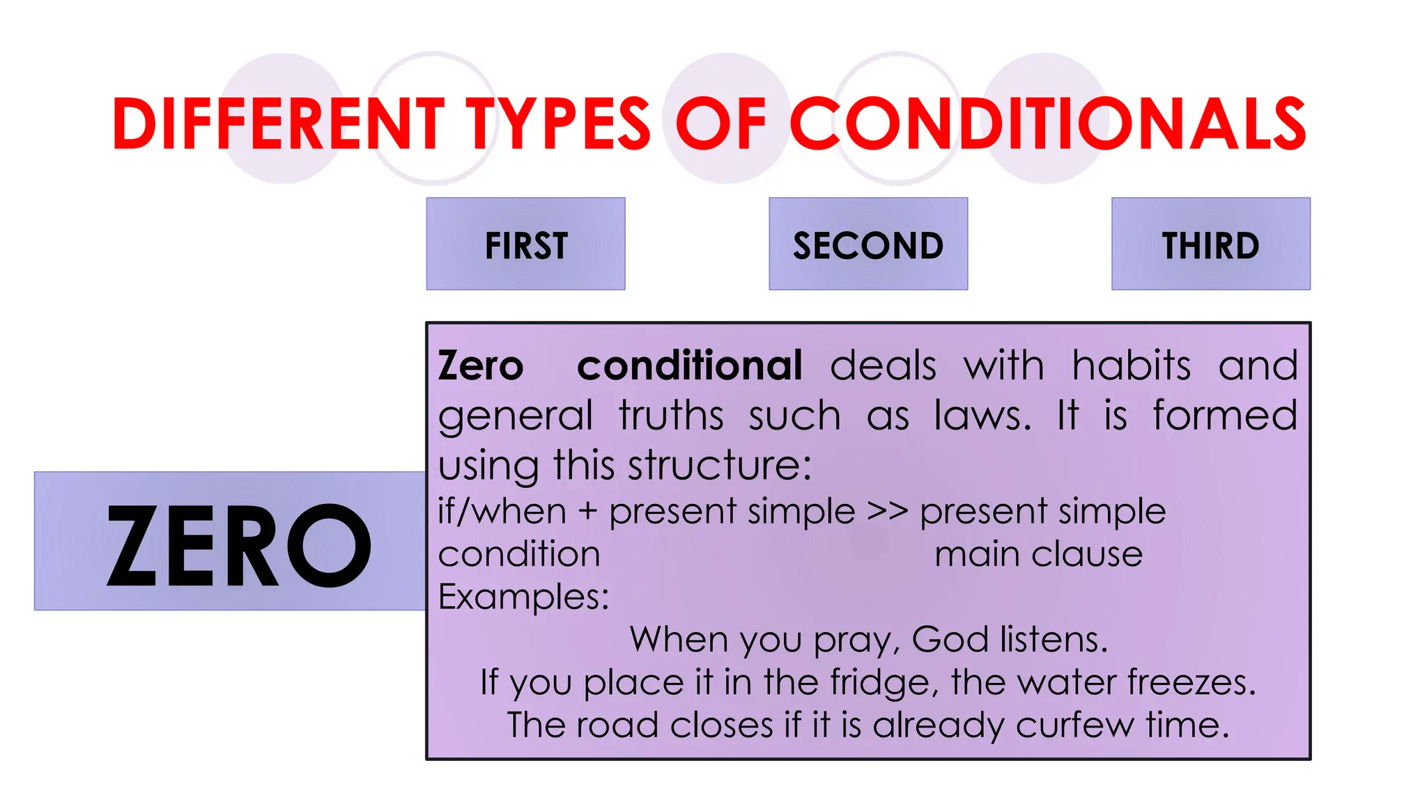 Grade 9 (Conditionals) powerpoint presentation | PPTX