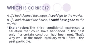 Grade 9 (Conditionals) powerpoint presentation | PPTX