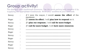 Grade 9 (Conditionals) powerpoint presentation | PPTX