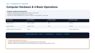 Comprehensive Fundamentals of Computer Systems and Technologies | PPTX