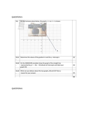 QUESTION 5
QUESTION 6
 