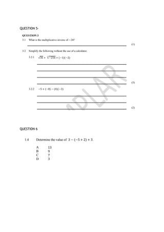 Grade 9 Integer Questions Updated Practice .pdf