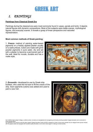INTRODUCING THE WESTERN AND CLASSICAL ART TRADITIONS Grade 9 LLM 2 ...