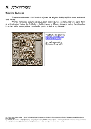 INTRODUCING THE WESTERN AND CLASSICAL ART TRADITIONS Grade 9 LLM 2 ...