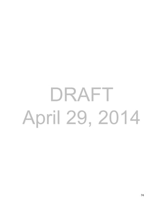 DRAFT
April 29, 2014
74
 