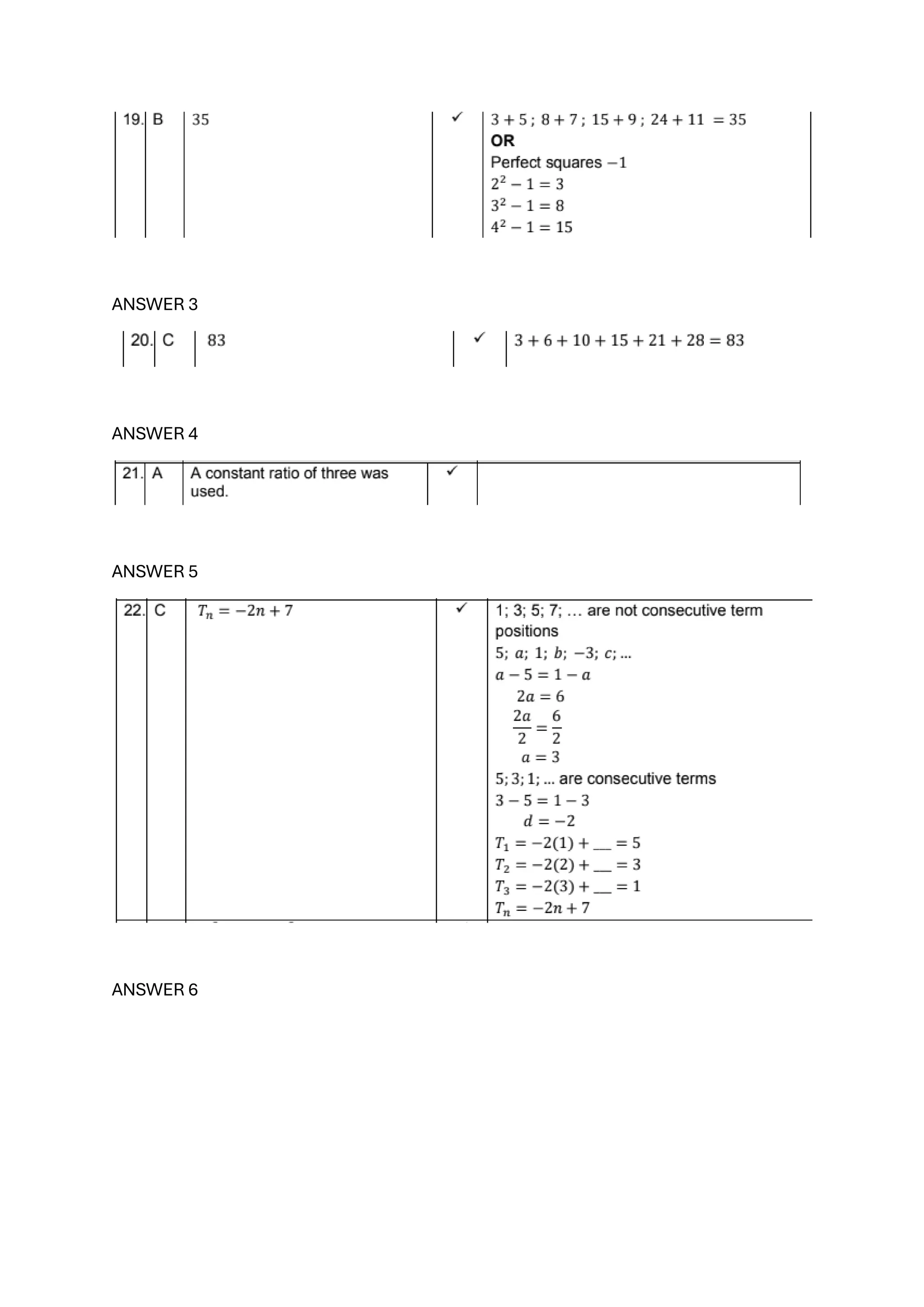 Grade 9 maths number patterns answers pdf