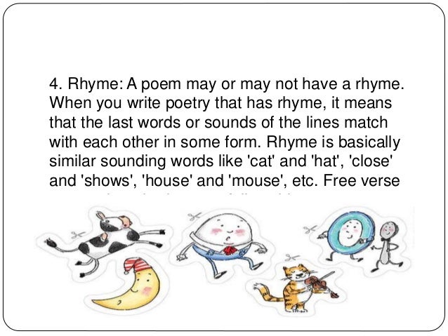 How to write a rhyme scheme