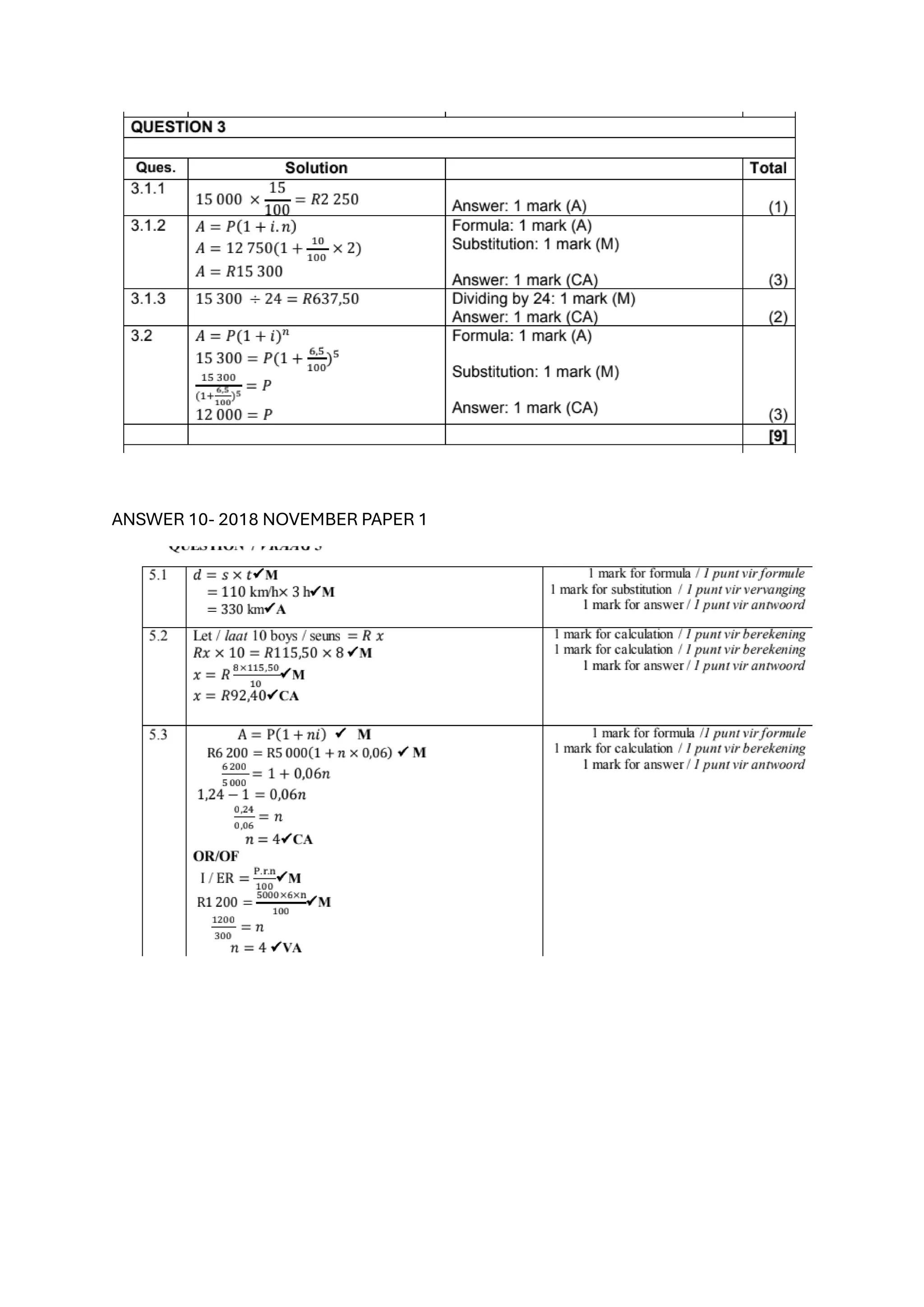 ANSWER 10- 2018 NOVEMBER PAPER 1