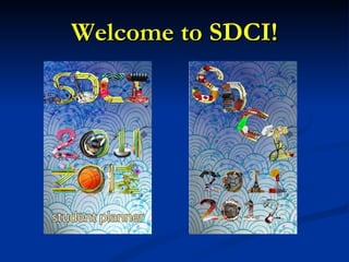 Welcome to SDCI! 