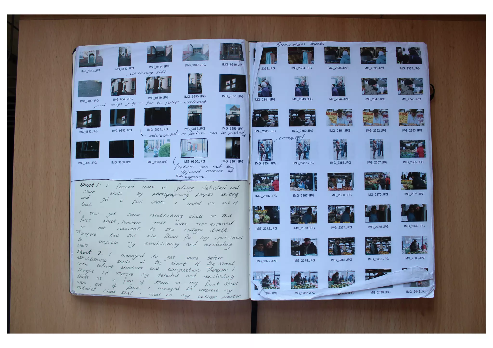 AS Photography Art1 Sketchbook Grade B - Amy Brown